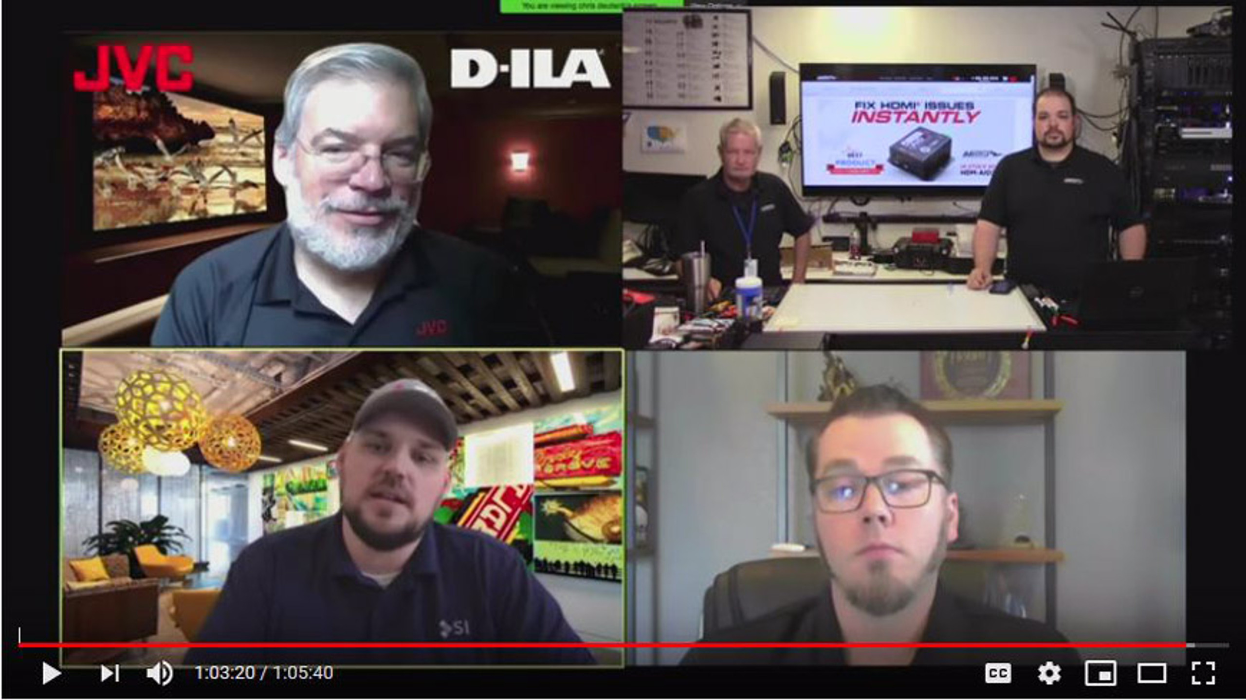 Techs and Reps - Panel Discussion with JVC and Screen Innovations featured image